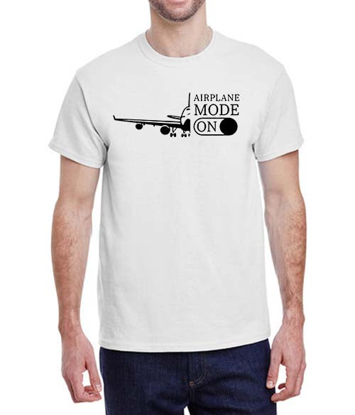 Airplane Mode On - Softstyle T-Shirt