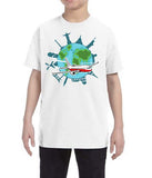 Around The World Kids T-shirt