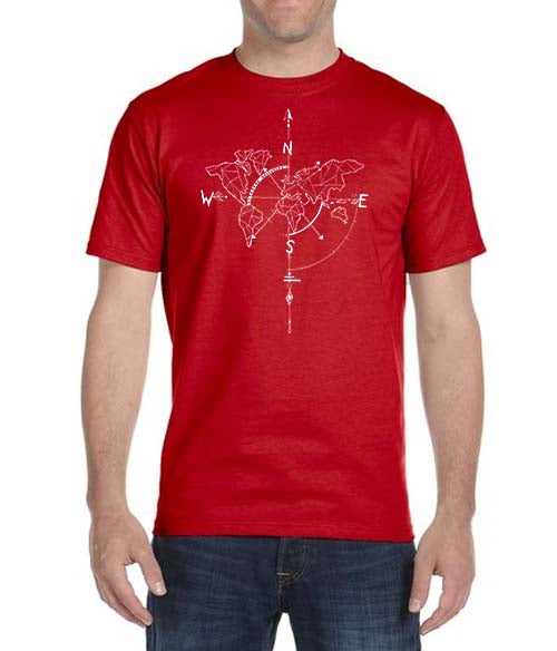 Map Compass Design T-Shirt