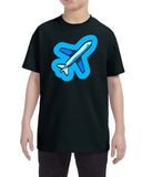 Blue Plane Kids T-shirt