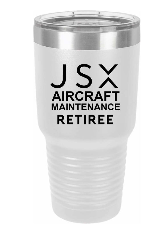 RETIREE JSX Aircraft Maitenance Tumbler