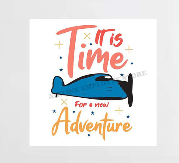 Time For Adventure Decal Stickers