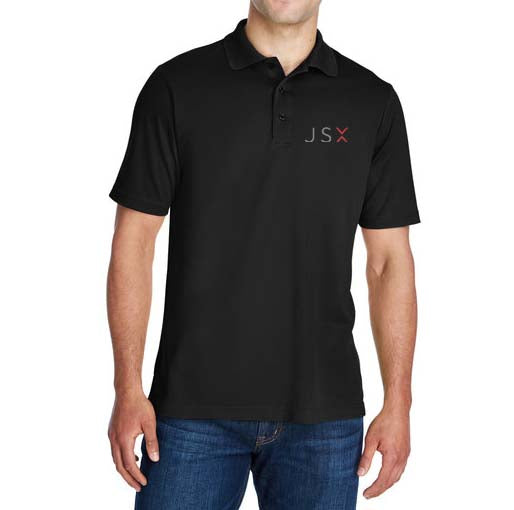 JSX Logo Wicking Polo Shirt