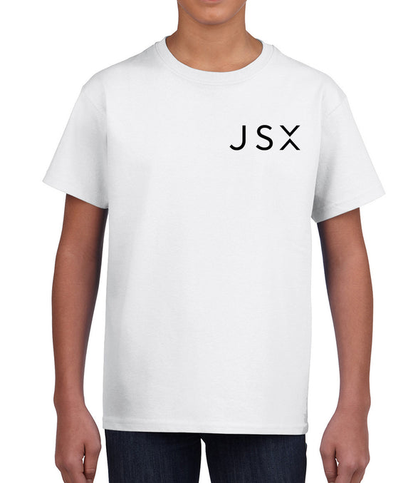 JSX Left Chest Logo in black Kids T-shirt