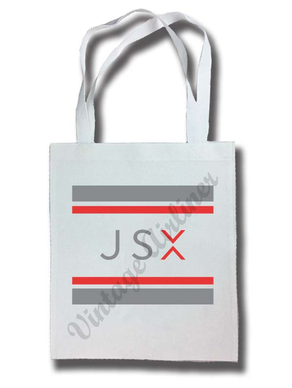 JSX Logo with stripes Tote Bag