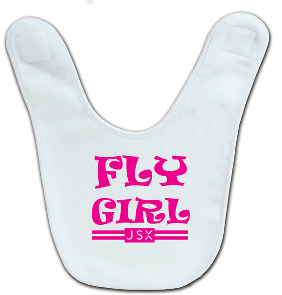 JSX Fly Boy or Fly Girl baby bib