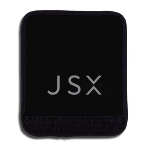 JSX gray logo on black handle wrap
