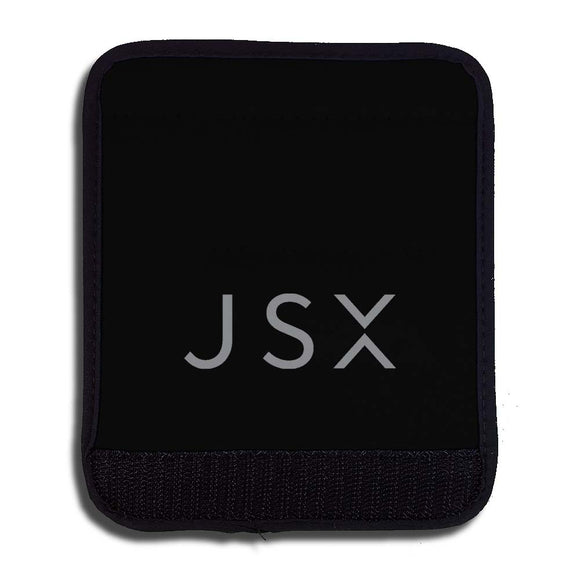 JSX gray logo on black handle wrap