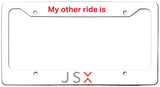 My Other Ride license plate frame