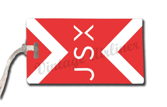 JSX Red X bag tag