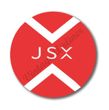 JSX Red X  magnet