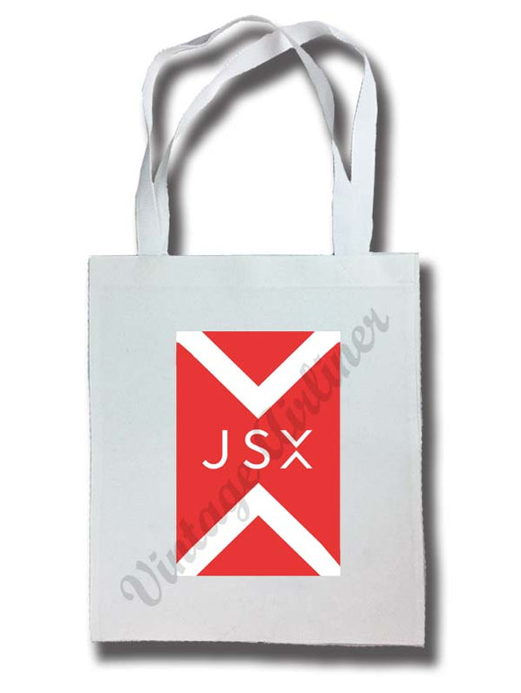 JSX Red X design Tote Bag