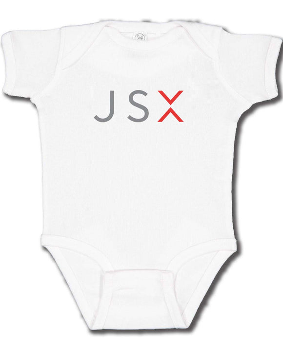 JSX Full Chest or Left Chest  Color Logo Onesie